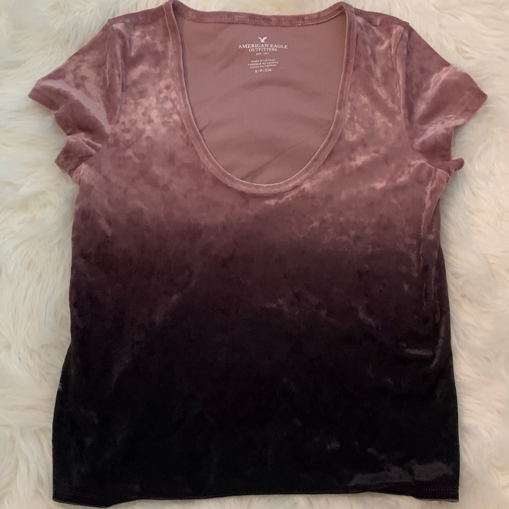 american eagle short sleeve soft shirt small